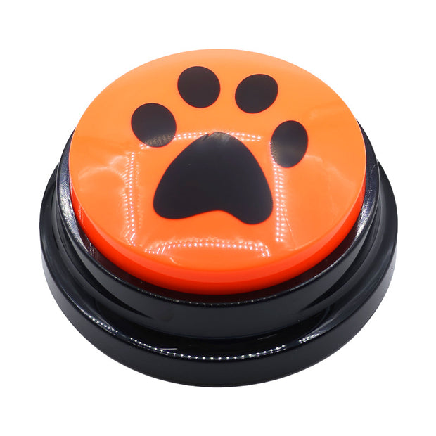 Dog Talking Button Pet Communication Key Sound Maker Cat Bell Toy Supplies Voice Recording Training Device