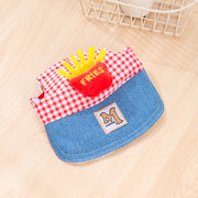 Pet hat cute pet dog exposed ears anti shedding adjustable basin hat small dog