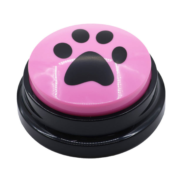 Dog Talking Button Pet Communication Key Sound Maker Cat Bell Toy Supplies Voice Recording Training Device