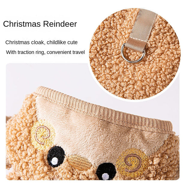 Cat Christmas Warm Small Dog Halloween Funny Pet Clothes