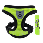 Adjustable pet harness set (small dogs/cats): vest, collar, leash. Fits French Bulldogs, Chihuahuas, etc.