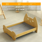 Cat Bed Universal Pet Bed Pet Nest Dog Nest Removable Solid Wood Bed Cute Kitten Princess Bed Pet Supplies