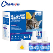 Cat Calming Pheromone Spray Pet Pheromone Mood Soother Anti-Stress Electric Heating Set