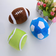 Pet Plush Squeaky Simulation Ball Dog Toy