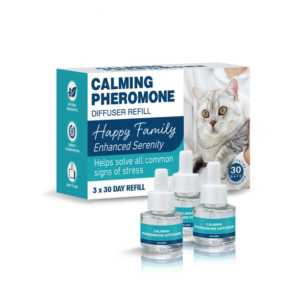 Cat Calming Pheromone Spray Pet Pheromone Mood Soother Anti-Stress Electric Heating Set