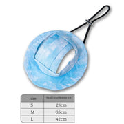 Pet hat cute pet dog exposed ears anti shedding adjustable basin hat small dog