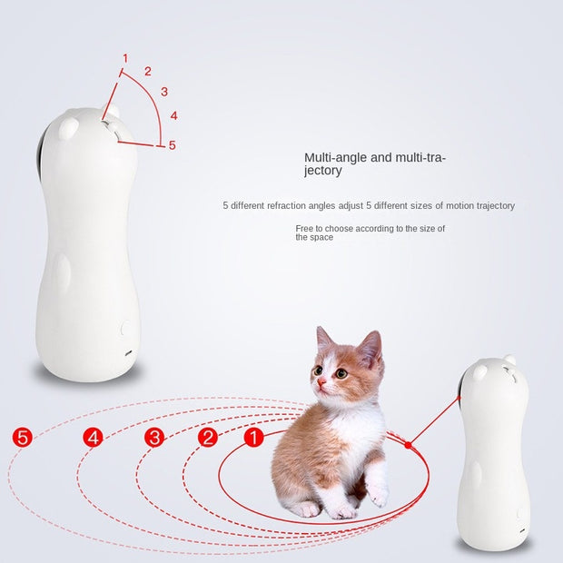 Toy Automatic Timing LaseCat Laserr Cat Toy Dual Power Supply LED Laser Wand Pet Laser Toy