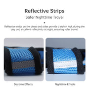 Adjustable pet harness set (small dogs/cats): vest, collar, leash. Fits French Bulldogs, Chihuahuas, etc.