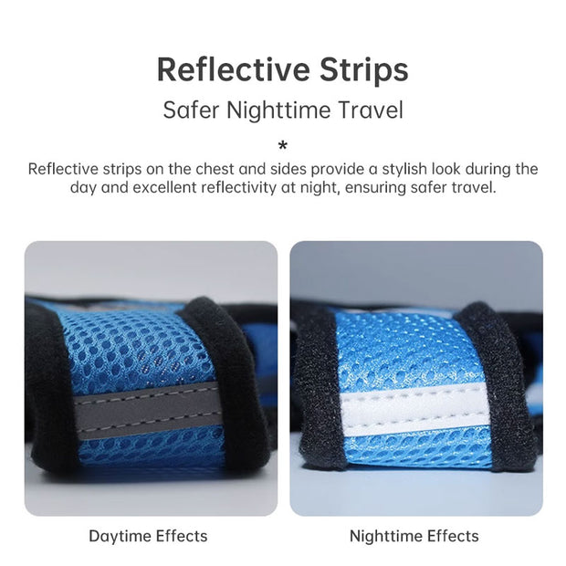 Adjustable pet harness set (small dogs/cats): vest, collar, leash. Fits French Bulldogs, Chihuahuas, etc.