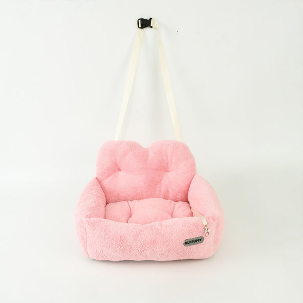 Foldable Pet Car Seat Hammock for Dogs and Cats - Safe Travel Carrier