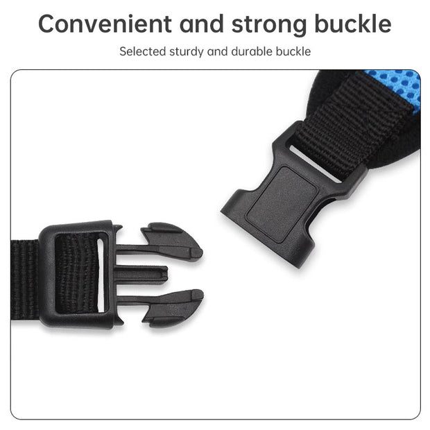 Adjustable pet harness set (small dogs/cats): vest, collar, leash. Fits French Bulldogs, Chihuahuas, etc.