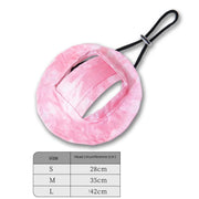 Pet hat cute pet dog exposed ears anti shedding adjustable basin hat small dog